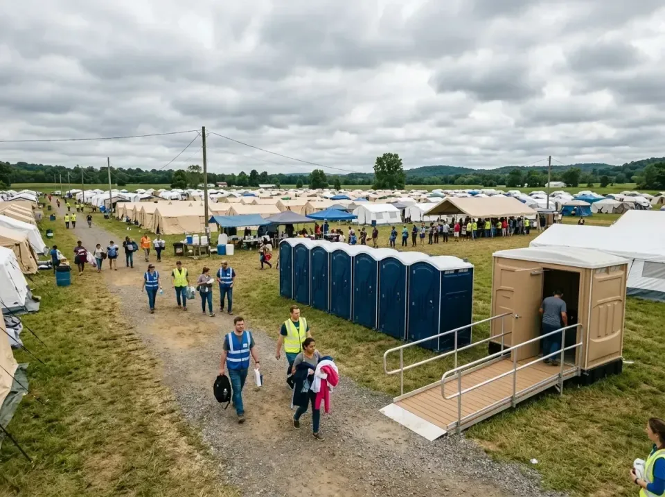 disaster-relief-camp-restrooms-010 — frequently asked questions, Dumpster & Portable Bathrooms Rental in Junction City, OR